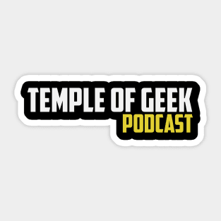 Temple of Geek Podcast Sticker